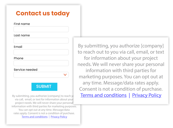 10dlc-compliant opt in form example
