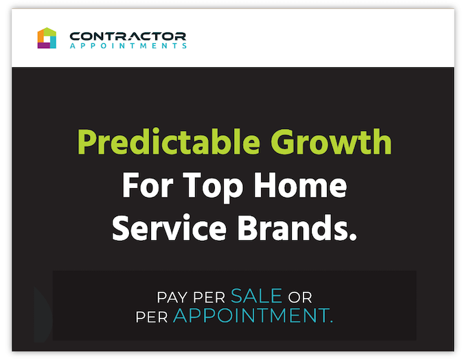 best lead generation services for contractors - contractor appointments