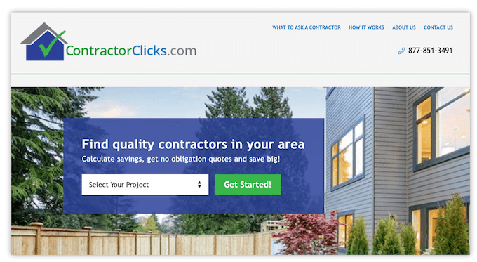 best lead generation websites for contractors - contractorclick