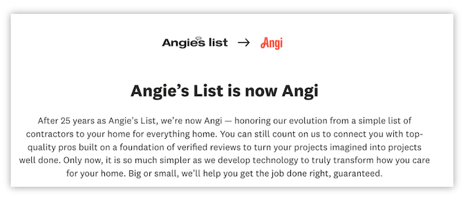 angi for contractors - angie's list is now angi