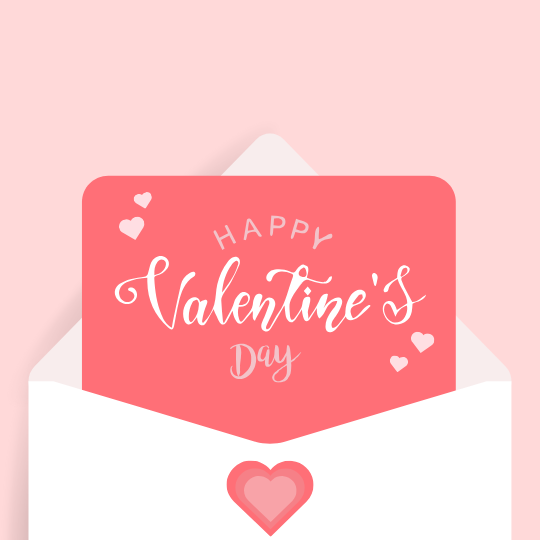 valentine's day marketing graphics and templates - valentine envelope example