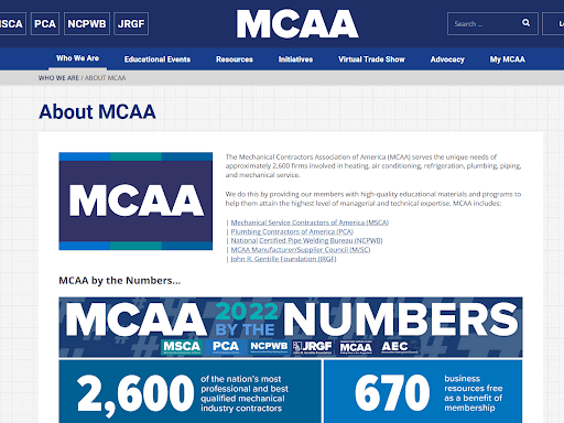 best hvac associations- mcaa homepage