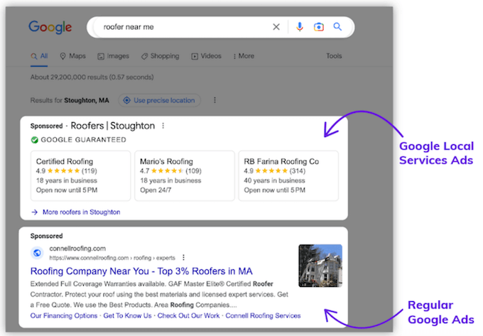 best hvac marketing strategies - google ads vs local services ads