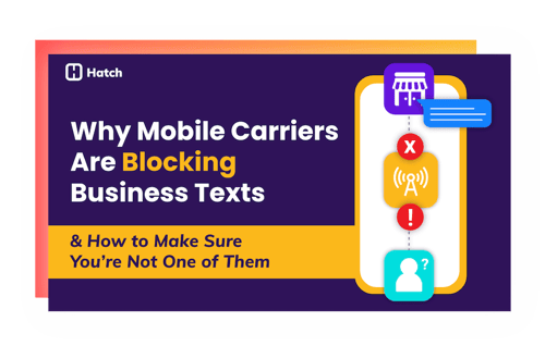 mobile carriers blocking business texts - guide cover