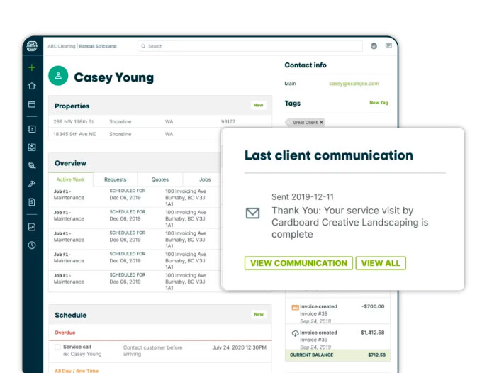 hatch-jobber integration - jobber contact data example