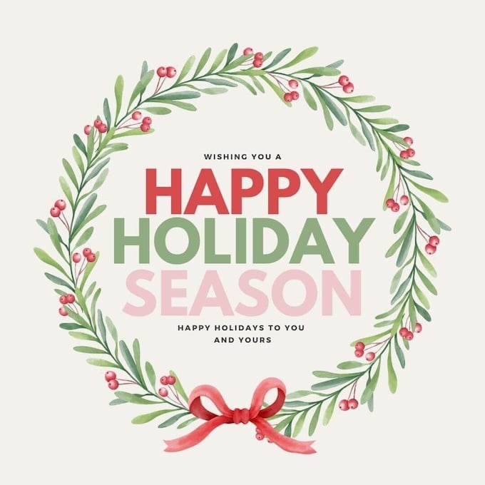 happy holidays graphic