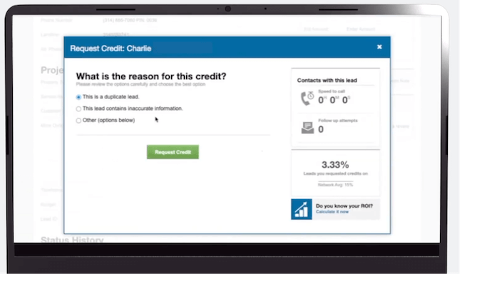 how to choose a lead aggregator - craftjack request a credit screen