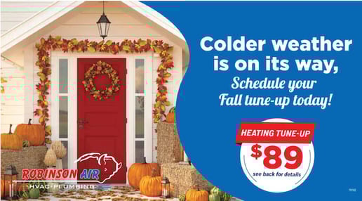 hvac holiday marketing ideas - fall tune-up