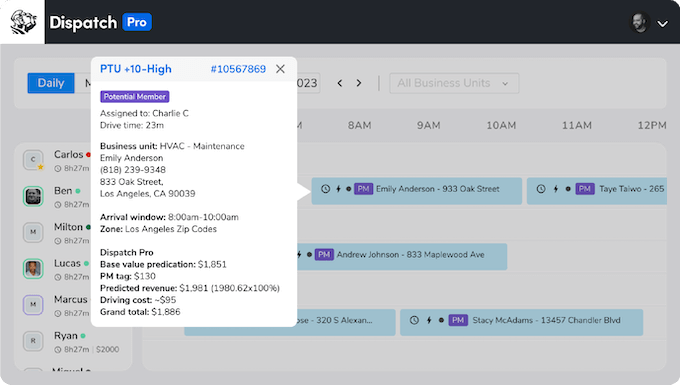 new servicetitan features - job value predictor