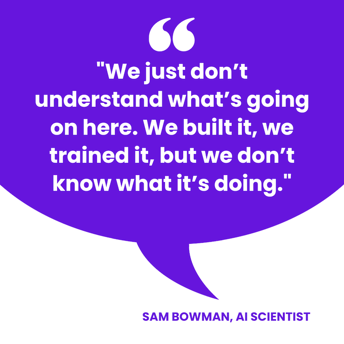 ai scientist quote by sam bowman