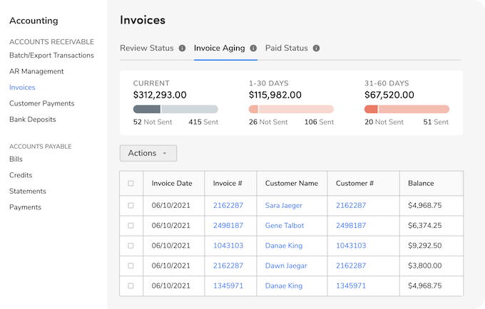 servicetitan invoices