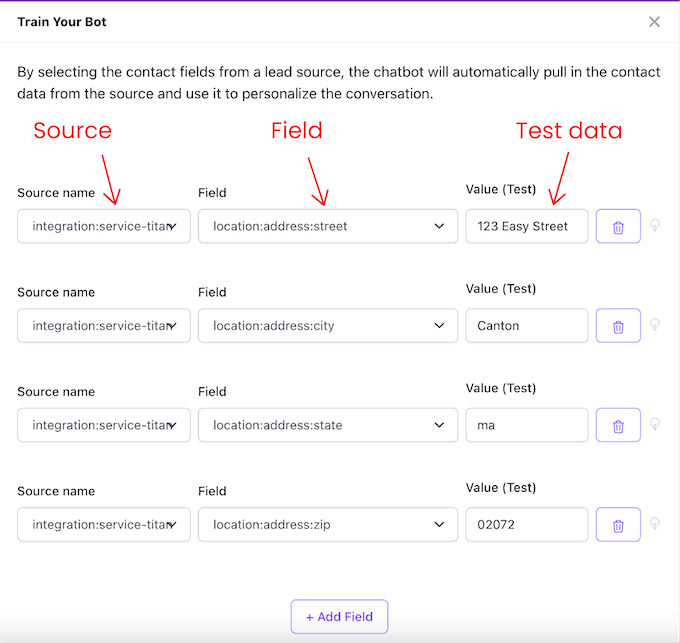 New! Train Your Hatch AI Bot with CRM Details