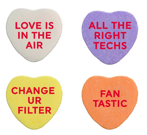 hvac valentine's day marketing hearts
